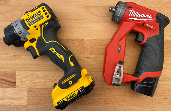 Dewalt vs Milwaukee Cordless Screwdrivers