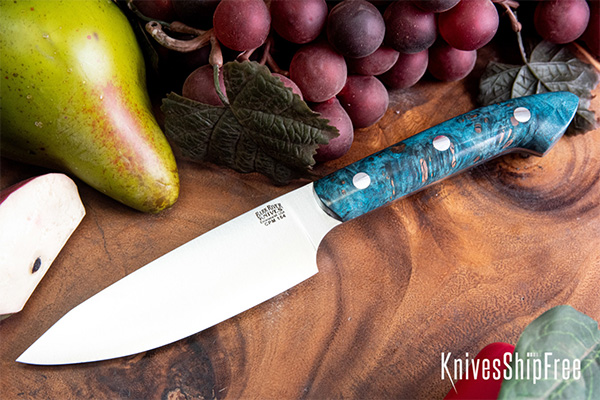 Knives Ship Free Bark River Knives Petty-Z in Blue and Gold