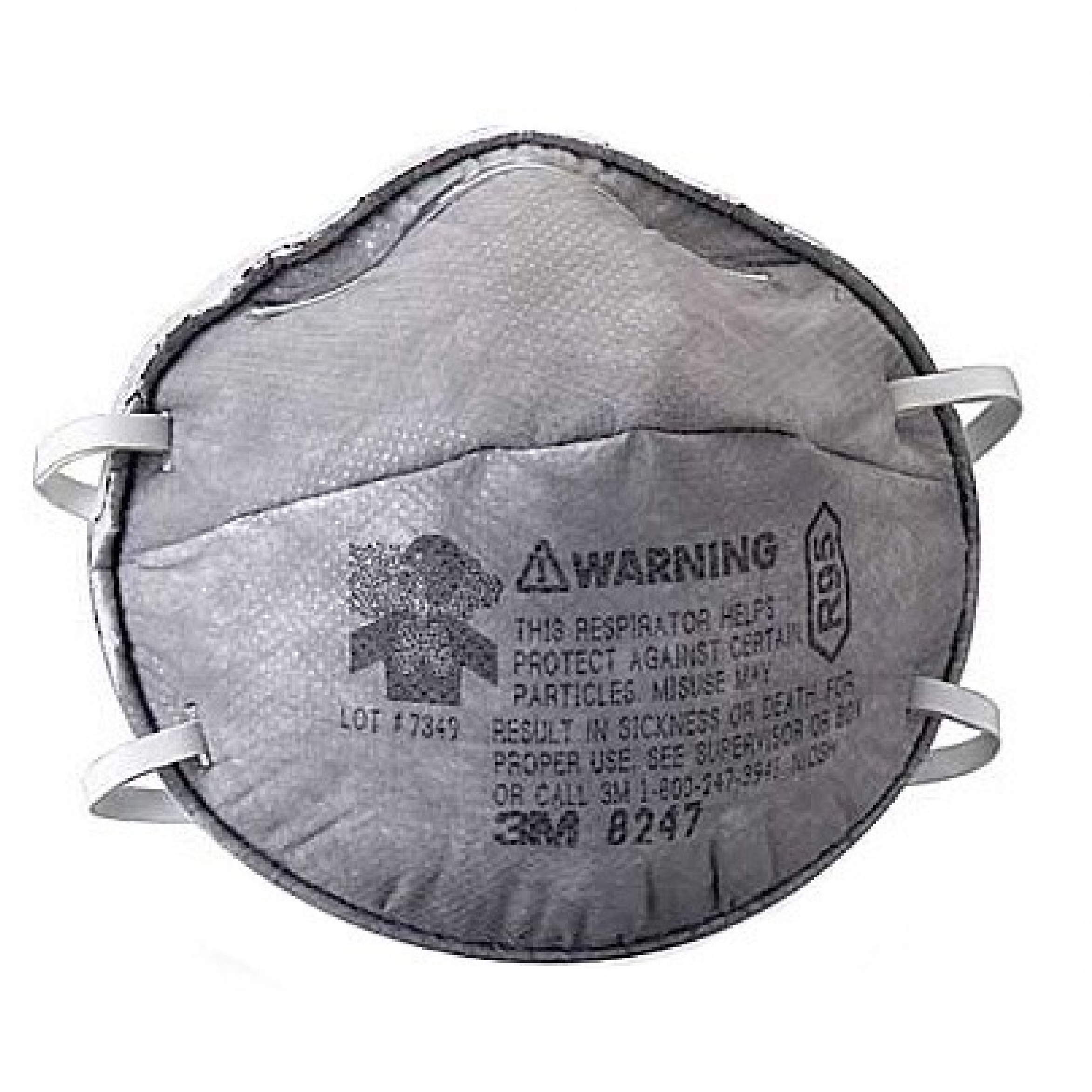 3M R95 Particulate Respirator 8247 Carbon Filter Layer 20PC/BOX