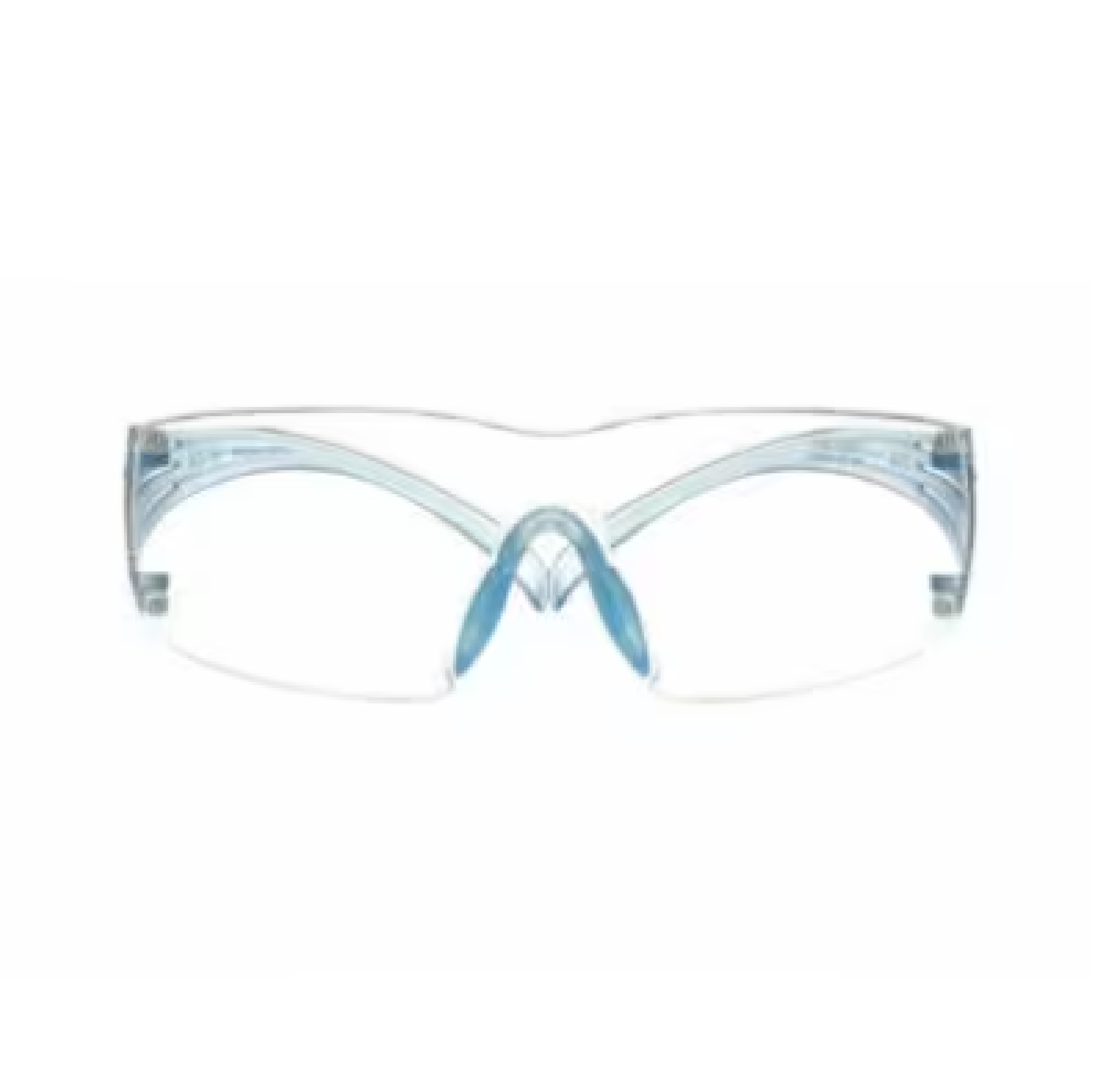 3M SECUREFIT Ice Blue Temples SCOTCHGARD ANTI-FOG CLEAR Lens SF301SGAF-LBL