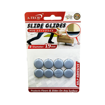 A-TECH 19MM Furniture Slide Glide 8PC/PACK