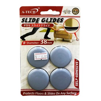 A-TECH 38MM Furniture Slide Glide 4PC/PACK