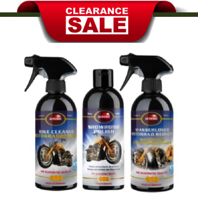 Autosol 3-IN-1 Motorcycle Cleaner Set