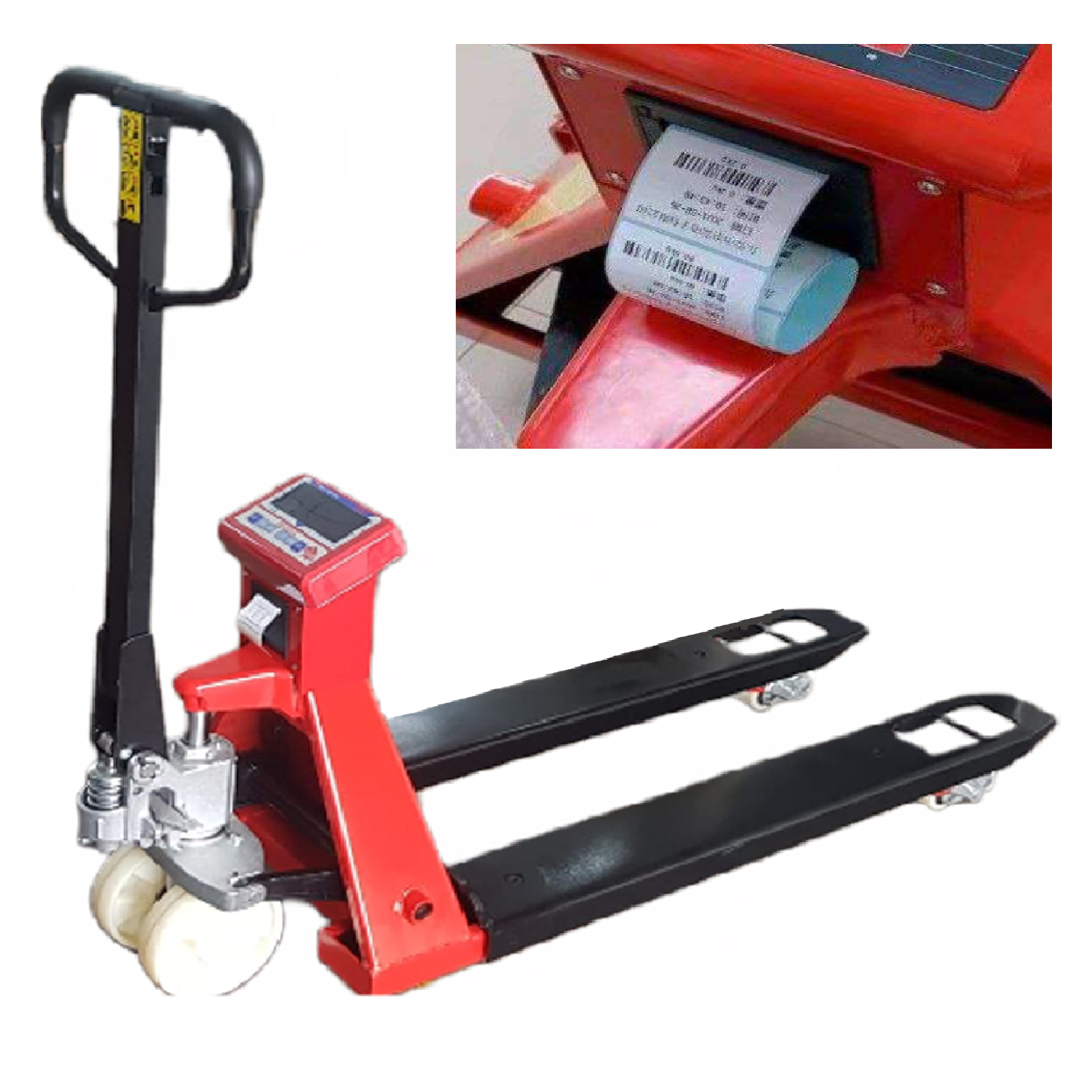 BISON Heavy Duty Digital Weighing PALLET TRUCK Scale 3 TON