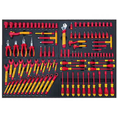 BluePoint BLPINHK115S 115PC VDE INSULATED Tool Storage Set With Pelican V600 VAULT Large Equipment Case