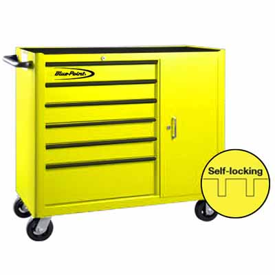 BluePoint KRB13008YEL 8 Drawers Classic Roller Cabinet GLOSS