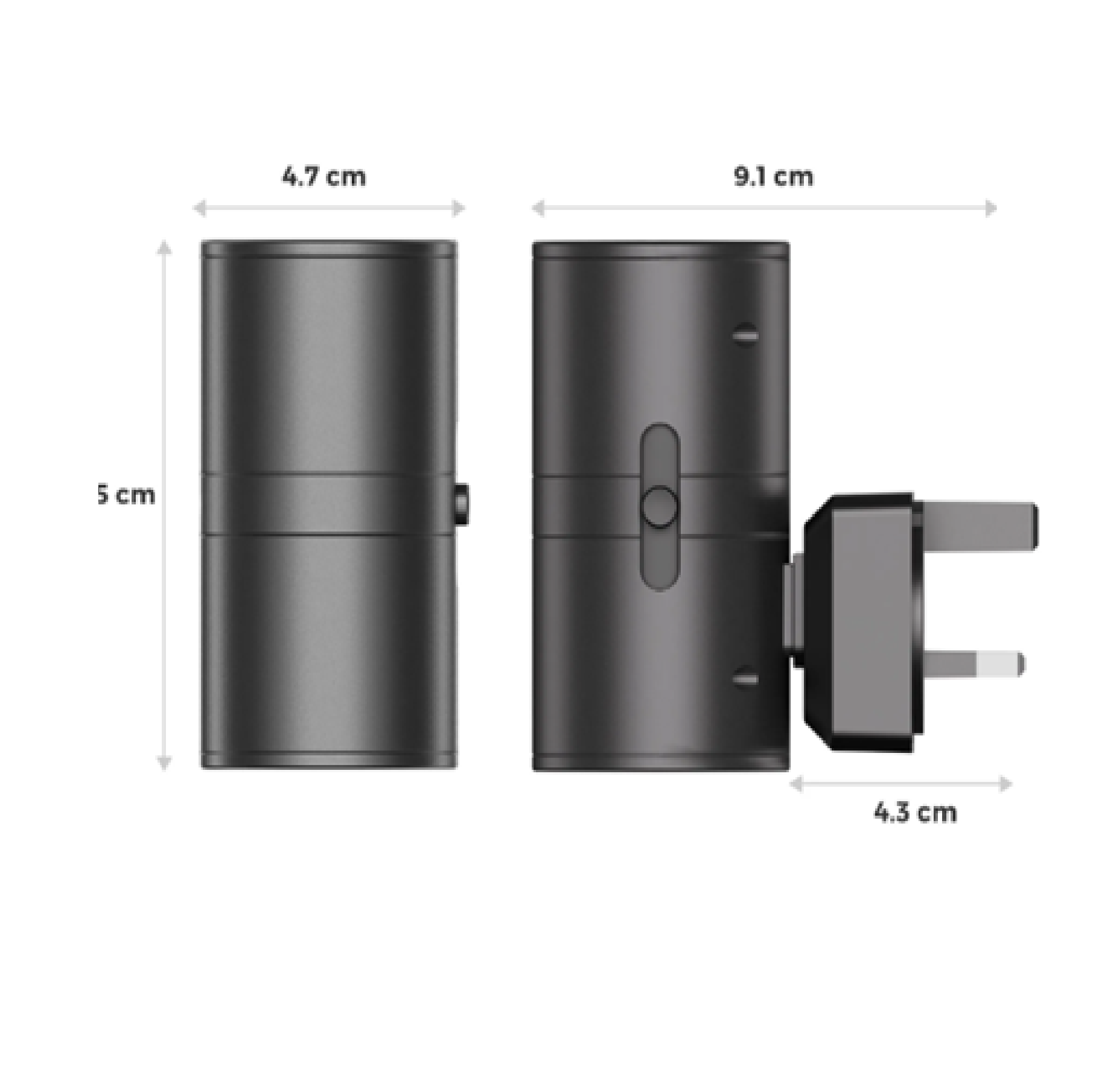 Britz LED Night Light PLUG-IN Dimmable 3000K WARMWHITE