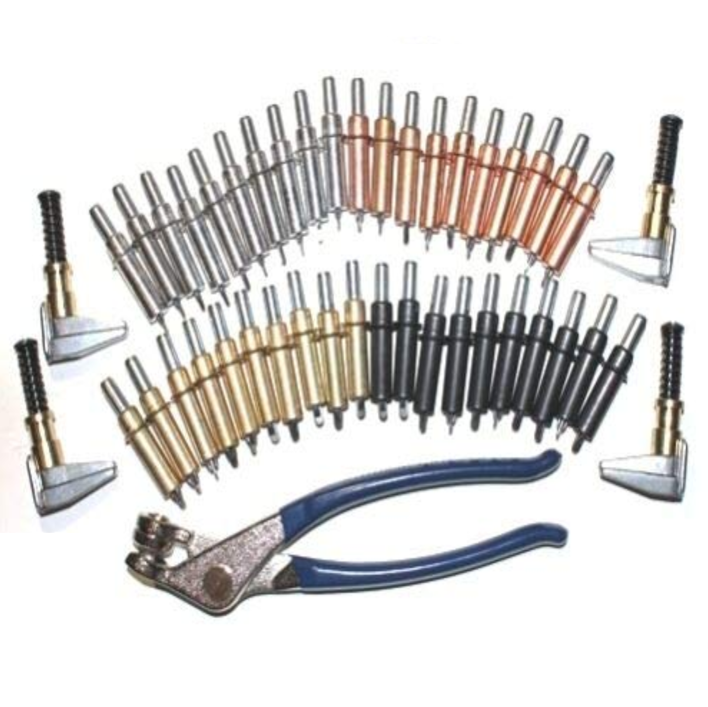 Browntool K-45PCKIT, 45 Piece Spring Cleco Kit With BluePoint BPBOX18 Tool Box