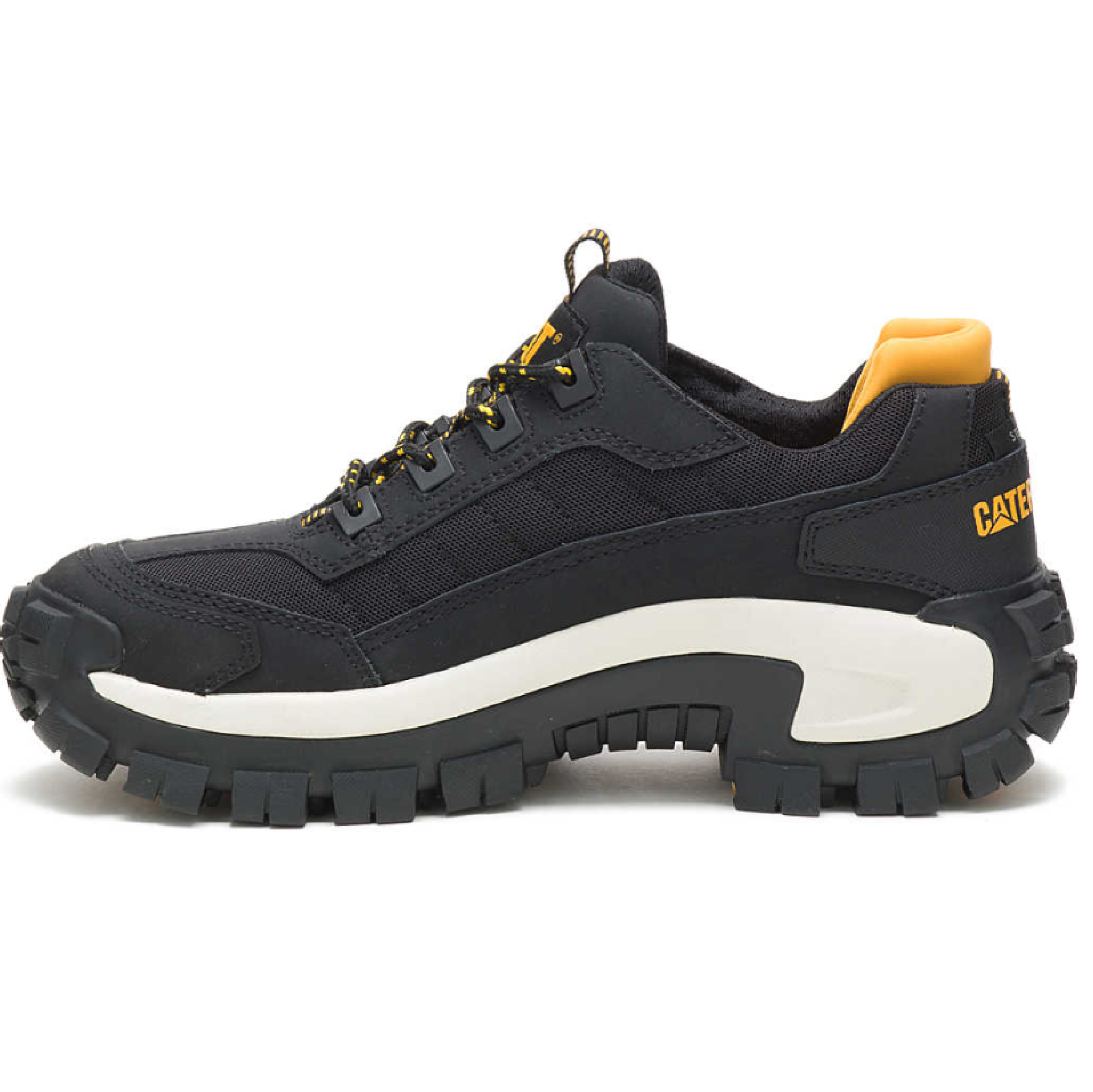 Caterpillar INVADER STEEL TOE Work Shoe BLACK FULL MOON P91275