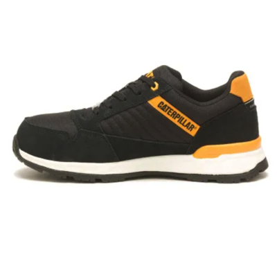 Caterpillar VENWARD Composite Toe Work Safety Shoe P91480 BLACK & CAT YELLOW