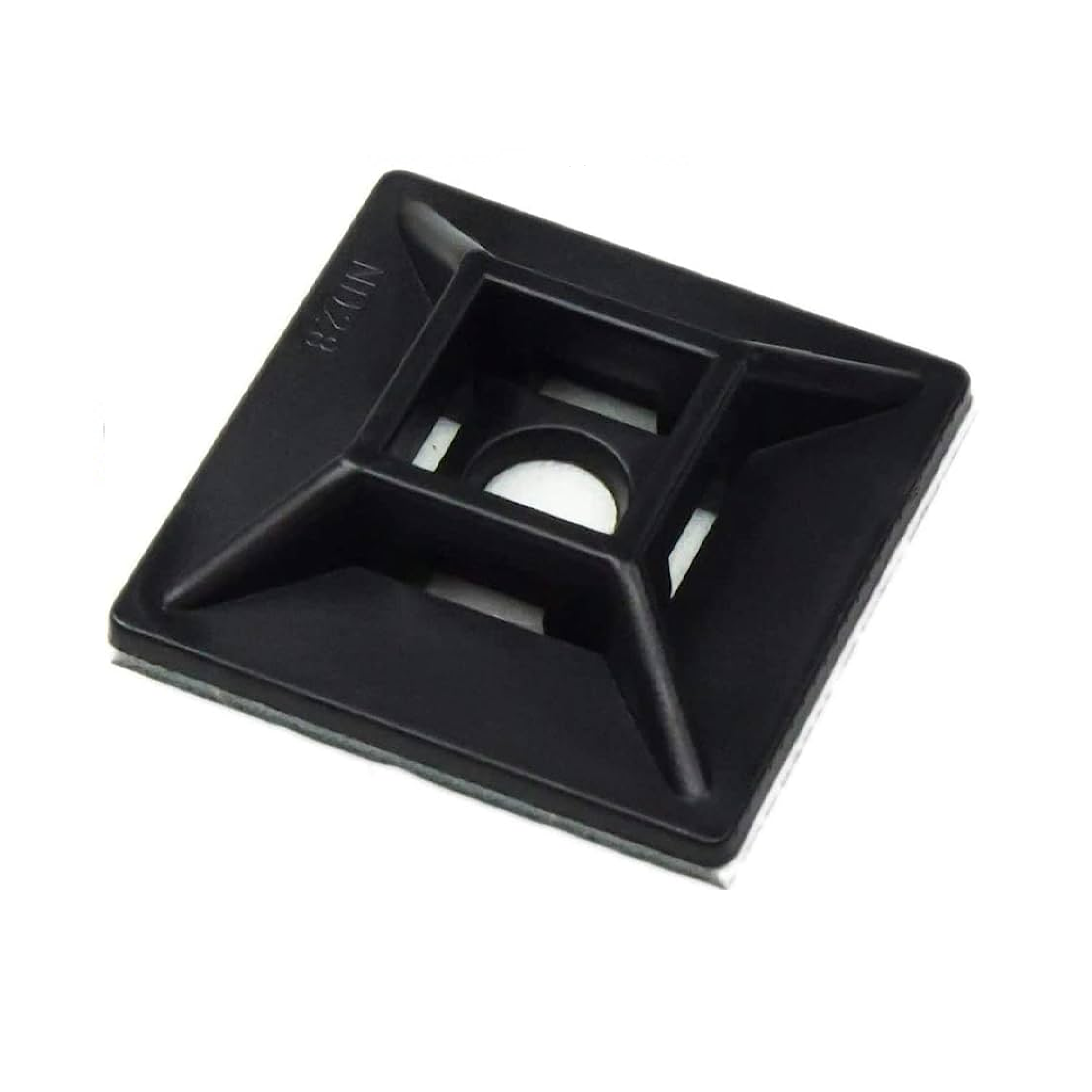 CAVICO Self Adhesive MOUNTING PAD For Cable Ties BLACK