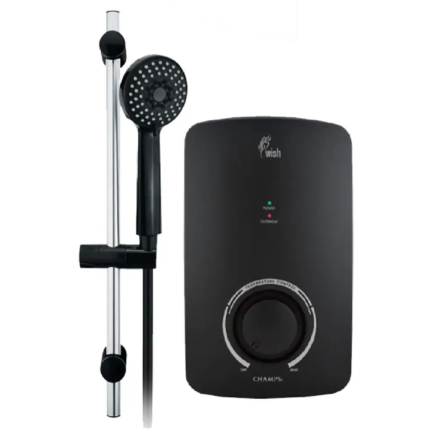 Champs WISH Instant Water Heater MATT BLACK