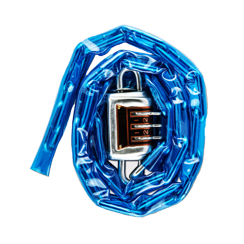 Combination Chain Lock With PVC Cover 30
