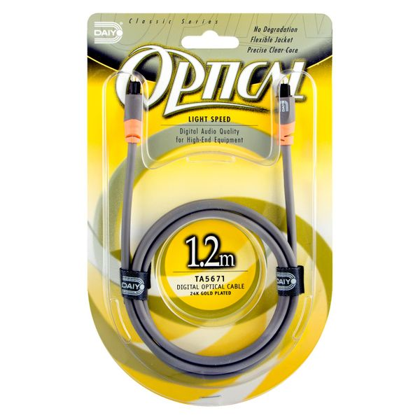 Daiyo Classic Digital Optical Audio Cable 1.2M