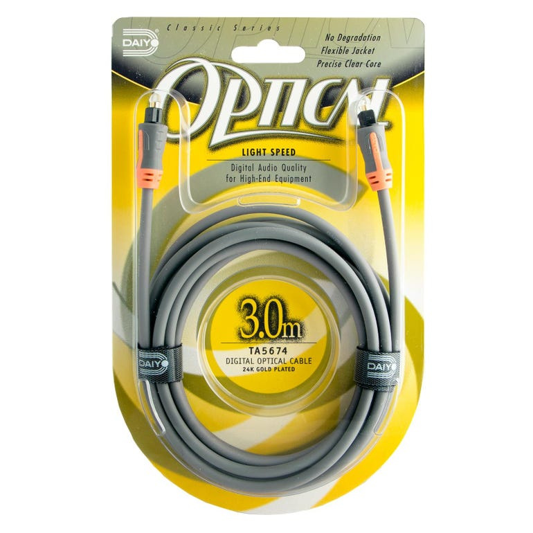 Daiyo Classic Digital Optical Audio Cable 3.0M