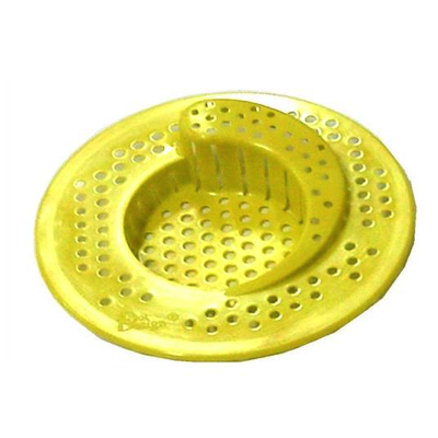Dot Design Chokeless Sink Strainer (43MM - 60MM) With Back Flow Indicator (Yellow)