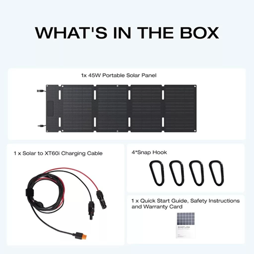 Ecoflow NEW 45W Portable Solar Panel HIGH EFFICIENCY