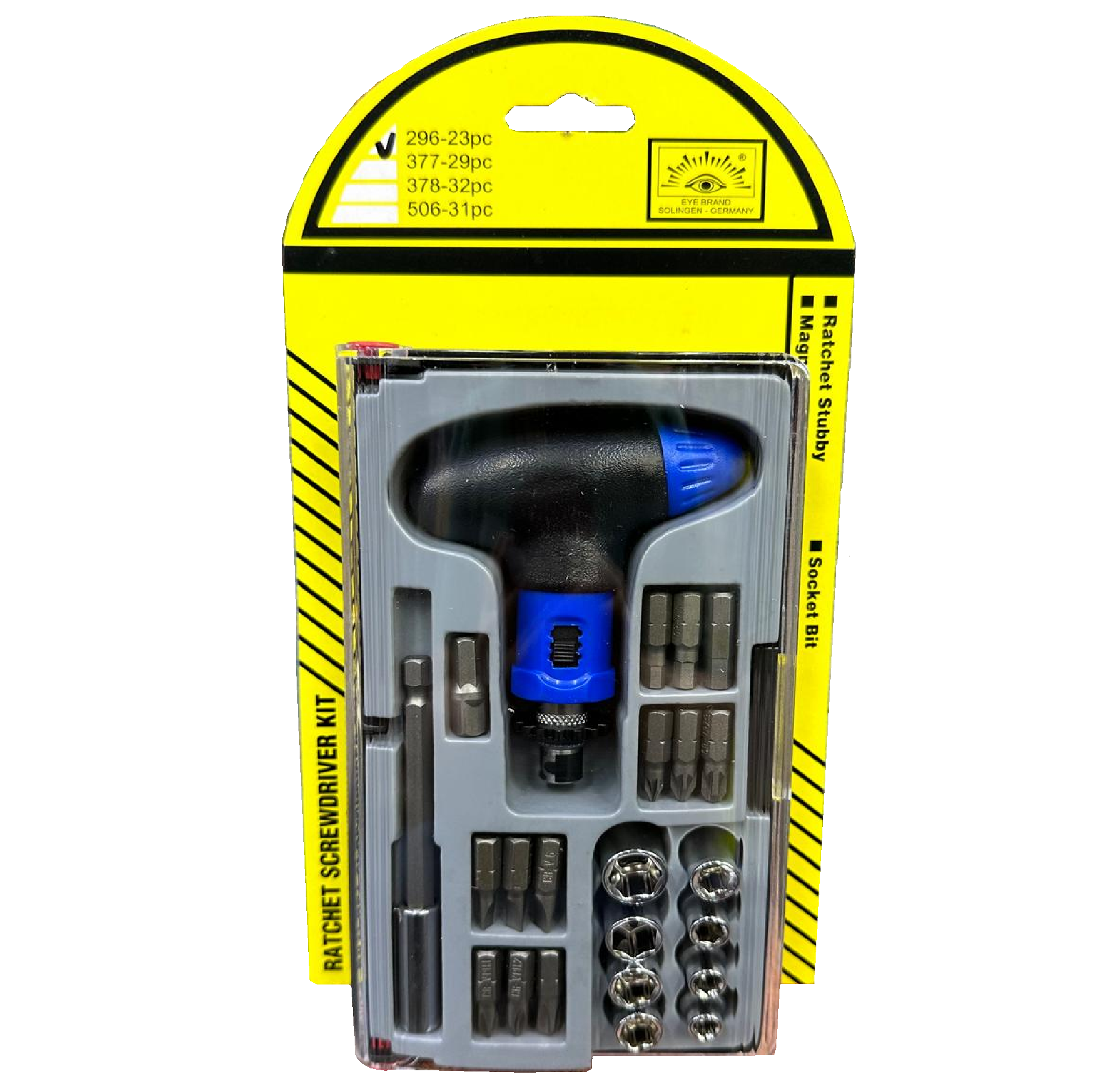 EYE BRAND 23PC RATCHET Screwdriver Kit 296-23PC