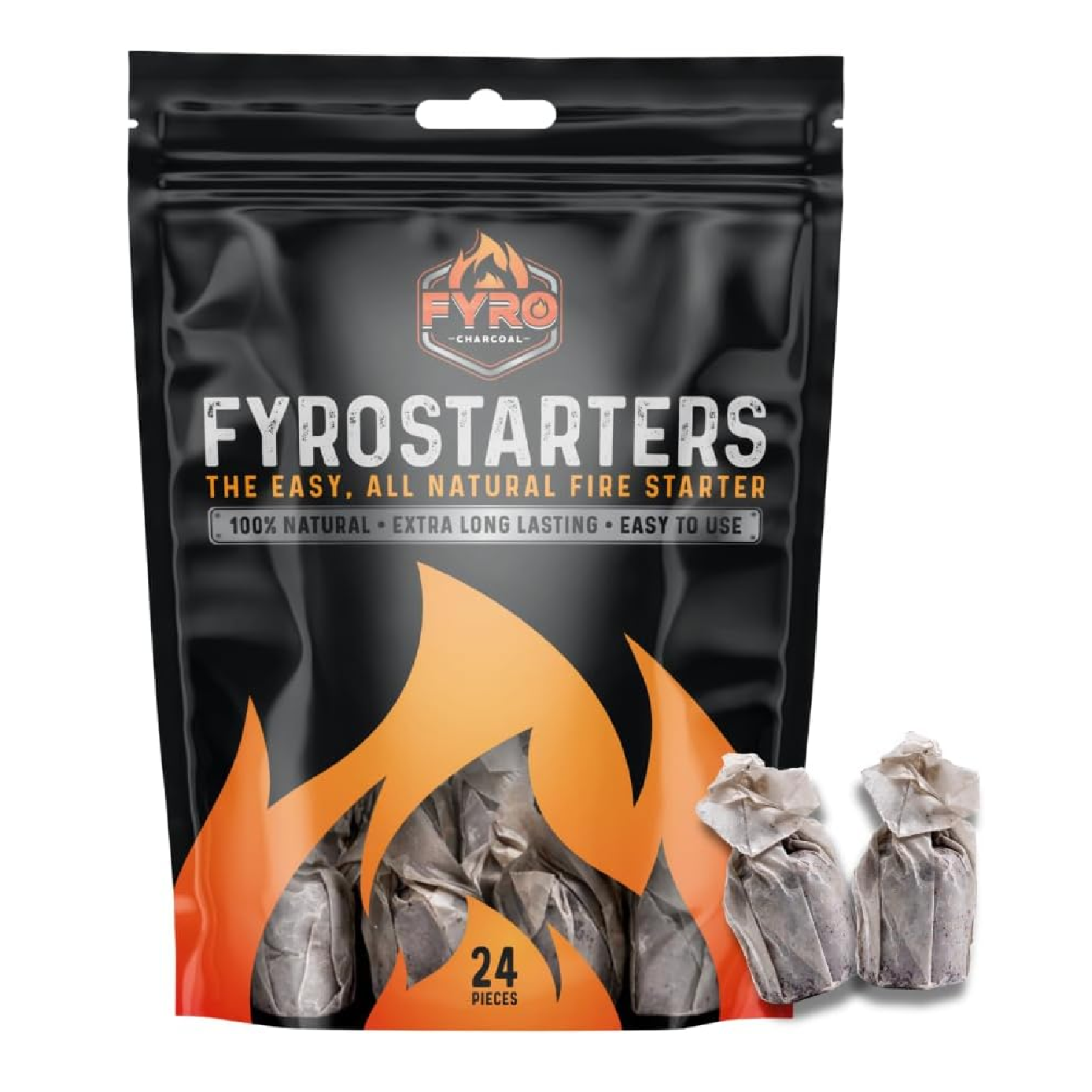 FYRO All Natural FIRE STARTERS FYROSTARTERS 24PC/PACK