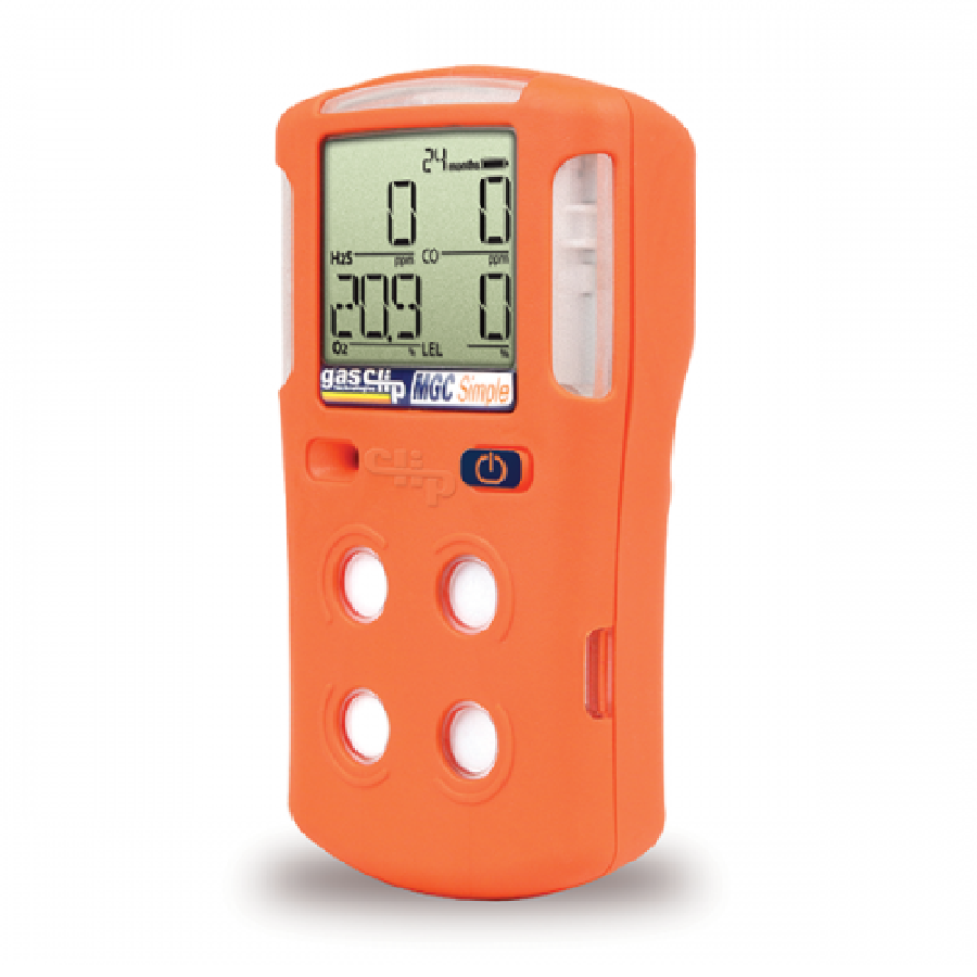 GAS CLIP MGC-S MULTI Gas Detector H2S/CO/O2/LEL