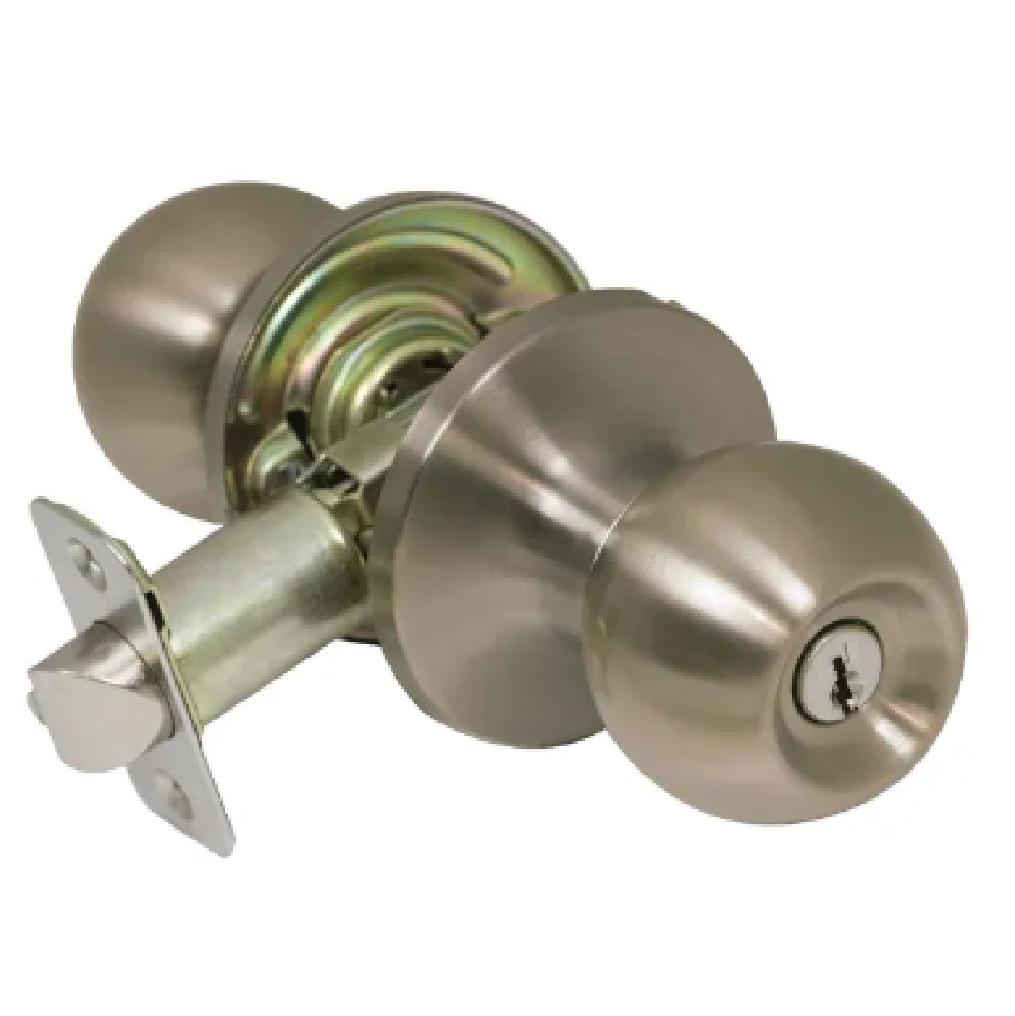 GLUCK Cylinder Entrance Lock Set ANTIQUE BRASS