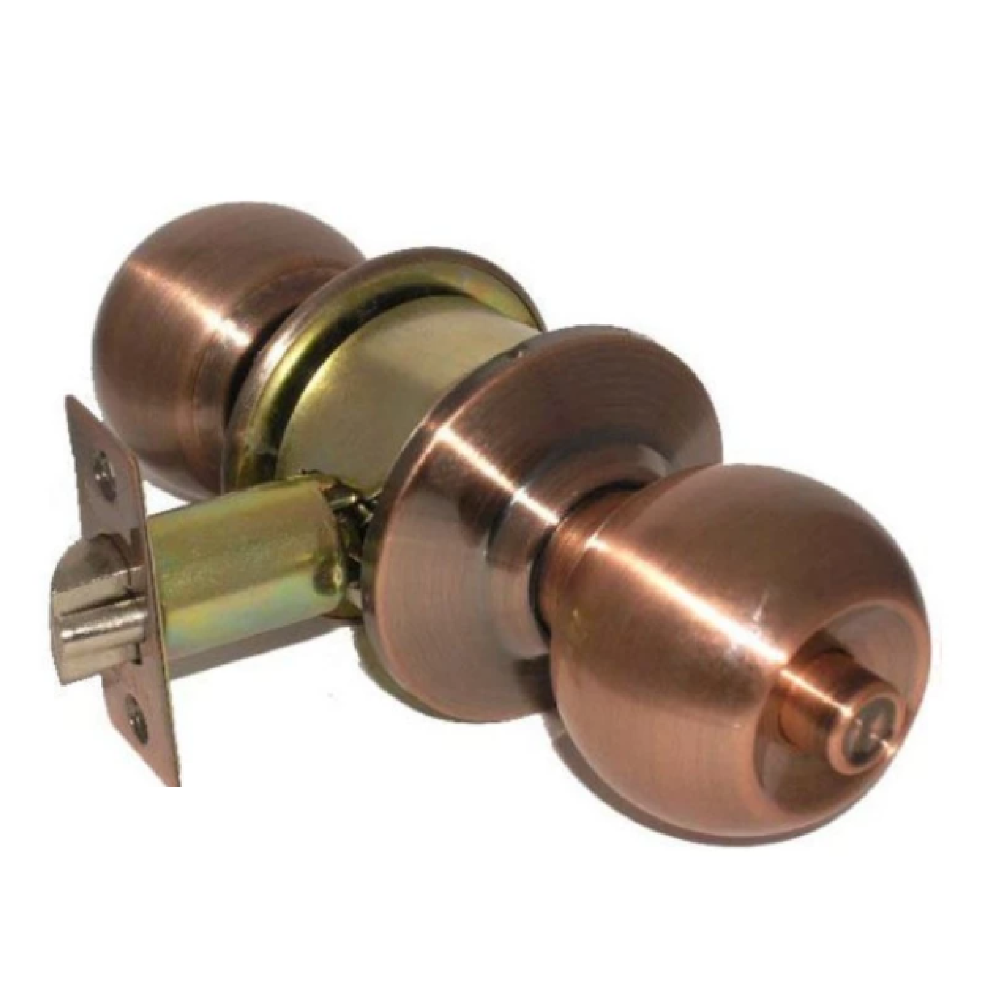 GLUCK Cylinder Entrance Lock Set ANTIQUE COPPER