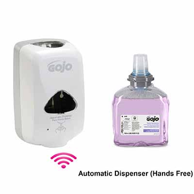 GOJO 2740 TFX Touch Free Dispenser With 5361 Antibacterial Hand Soap 1200ML