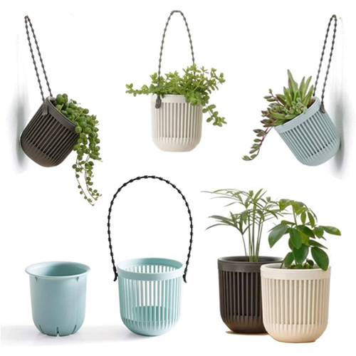 Green Hands MINI HANGING POT With DRAINAGE 8.7CM (3-1/2