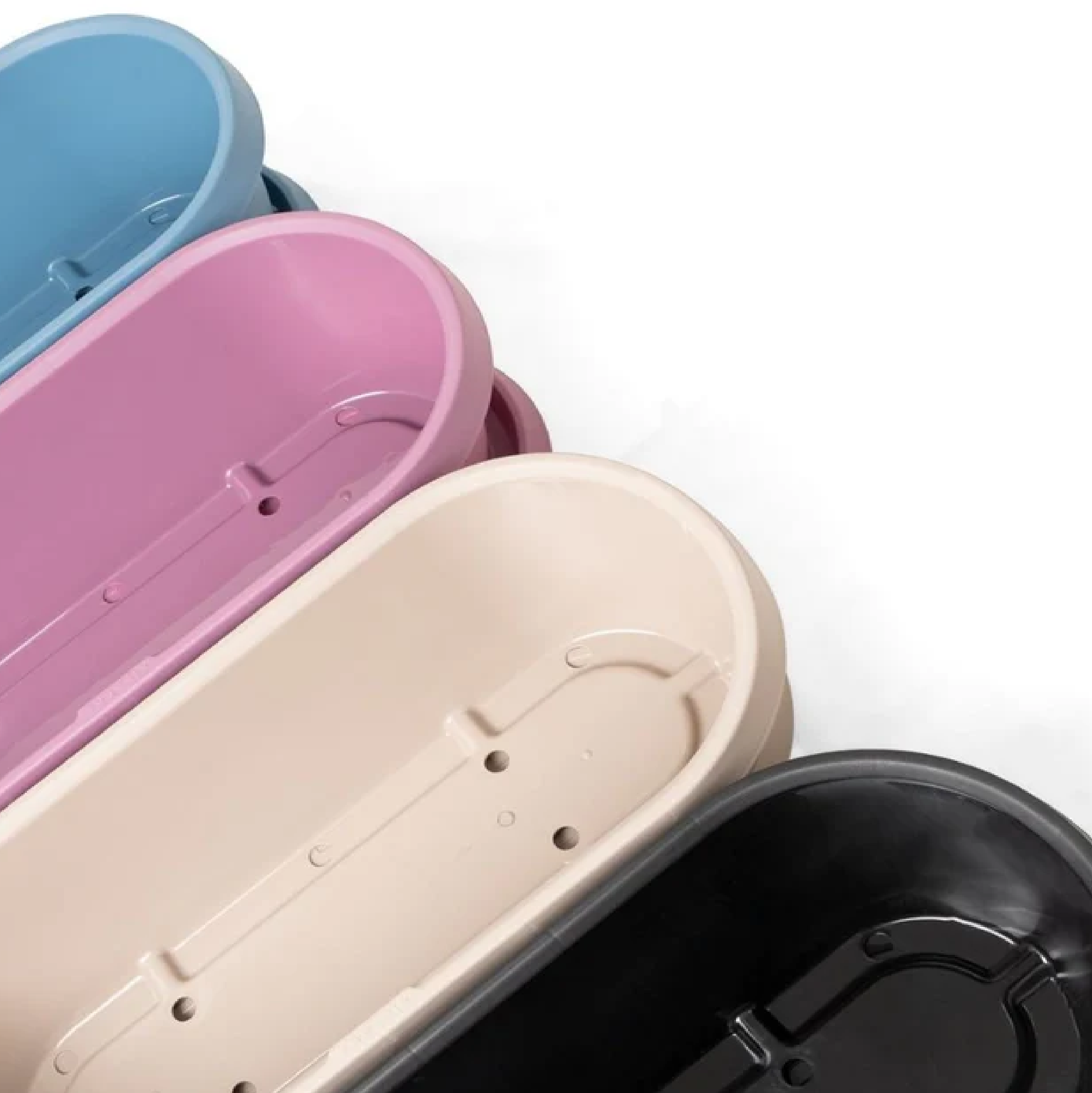 GRO Flower Pot With Tray 27L DESERT BEIGE RECTANGLE