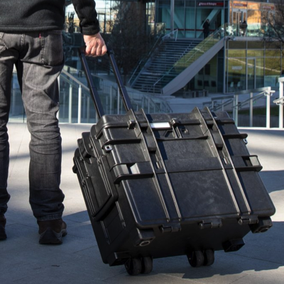 GT EXPLORER Case 5140X.B Mobility Trolley Tool Box Comes With 7 Sliding AIBOX Organizer