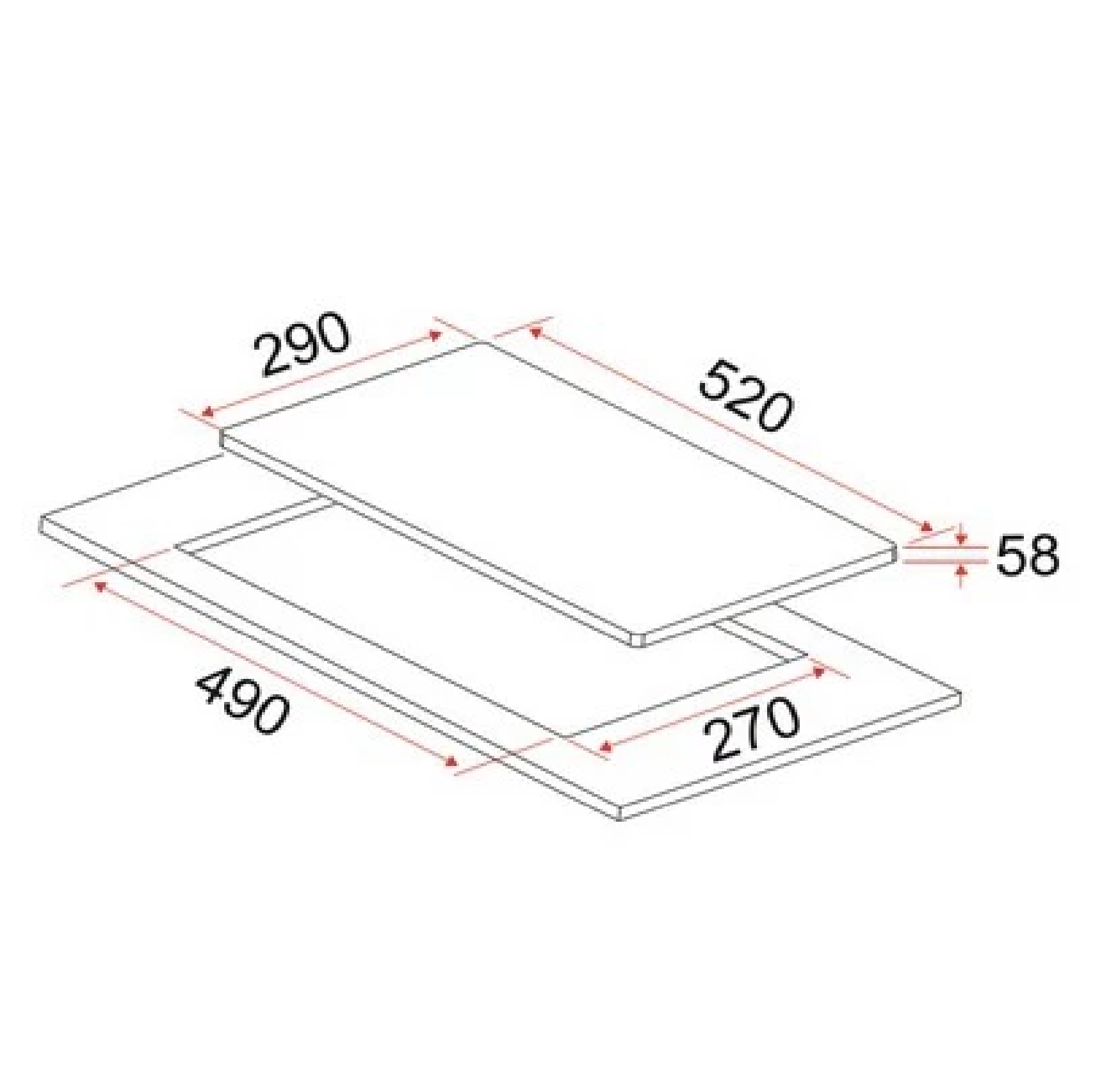 Hafele 90CM Semi Integrated Hood 536.88.133 + DOUBLE ZONE BUILT-IN Induction & Hybrid Hob 536.66.840 + MULTIFUNCTIONAL OVEN 536.07.490