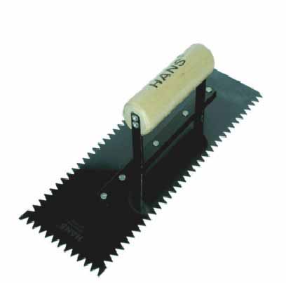 Hans Tiny Notched Trowel 11