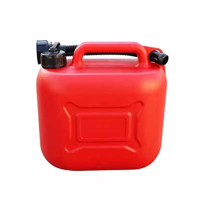 HardwareCity 10L Plastic Red Jerry Can With Flexible Spout