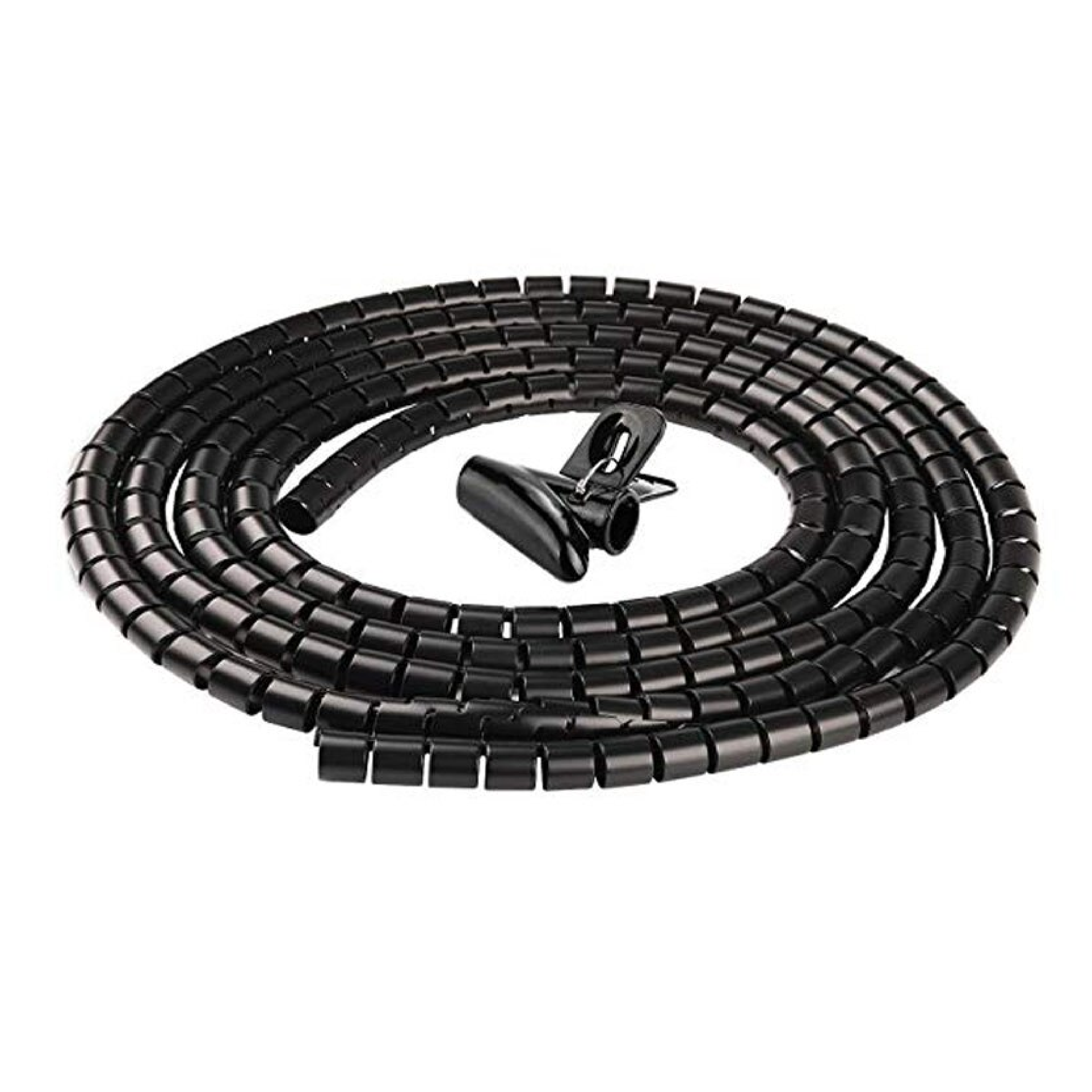HardwareCity 16MM X 2M Cable SPIRAL WRAP BLACK