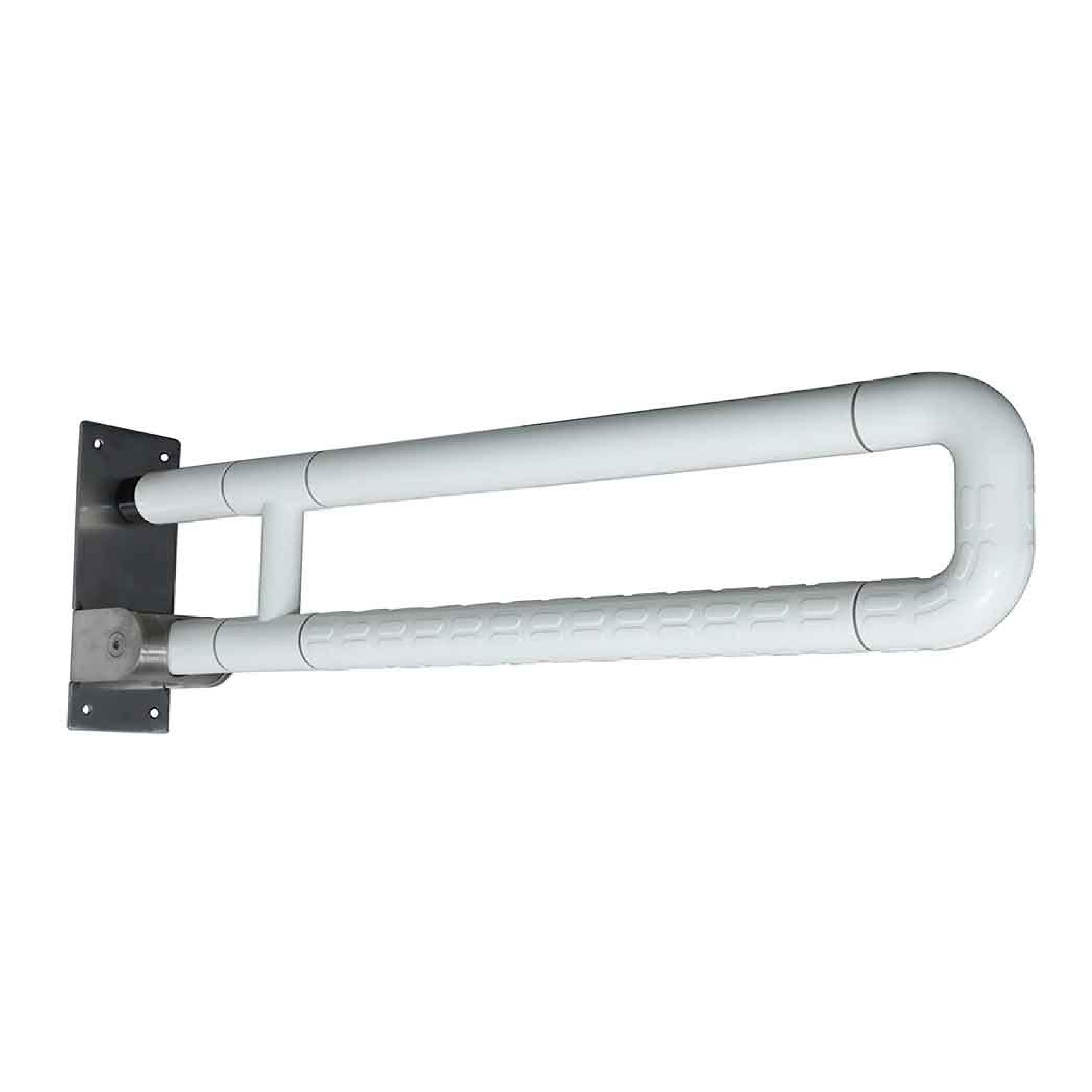 HardwareCity ABS Coated Flip-Up Grab Bar (Accessibility Friendly)