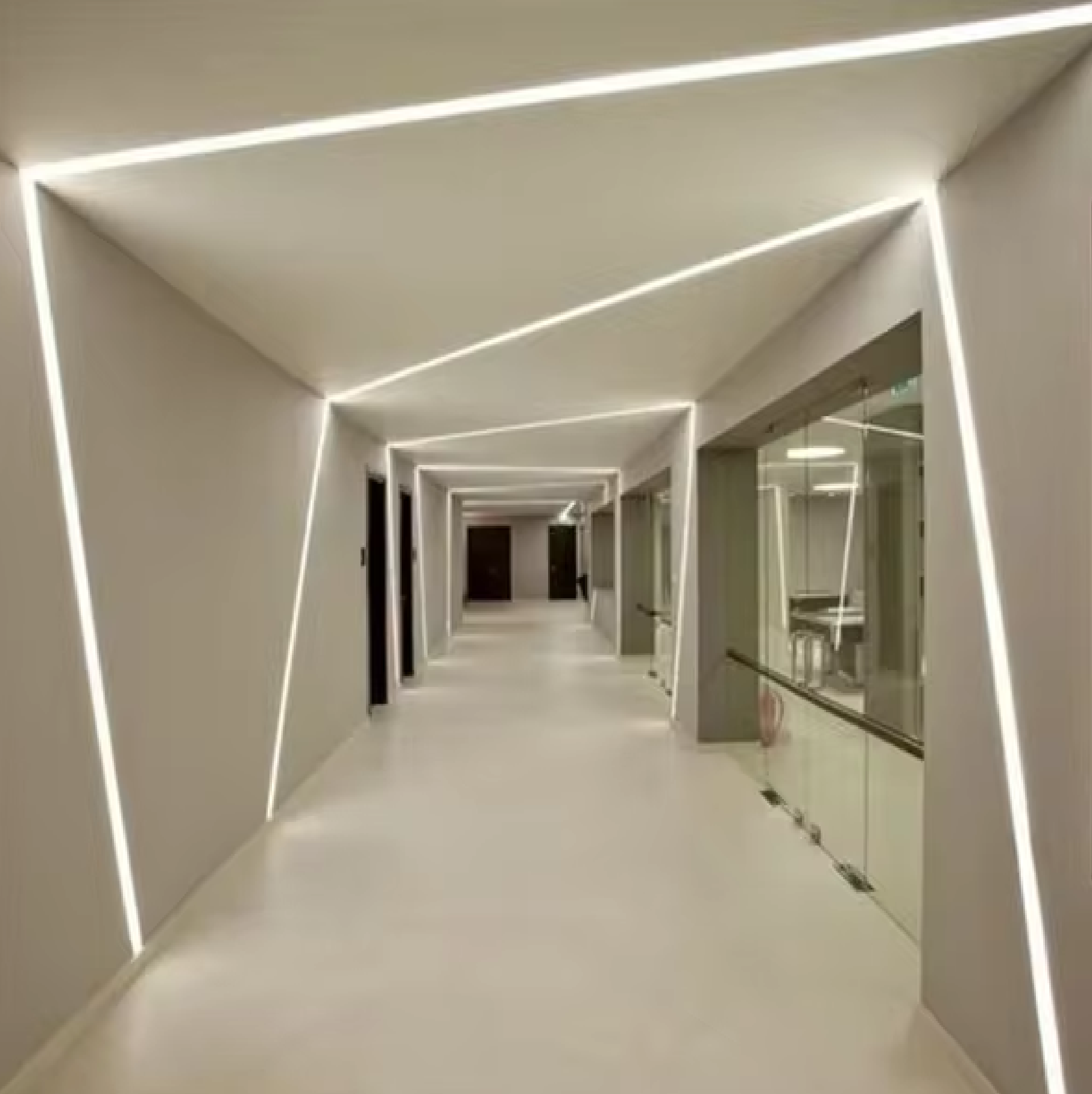 HardwareCity ALUMINIUM Profile For LED LIGHT STRIP Fixture With Acrylic Diffuser 3M LENGTH