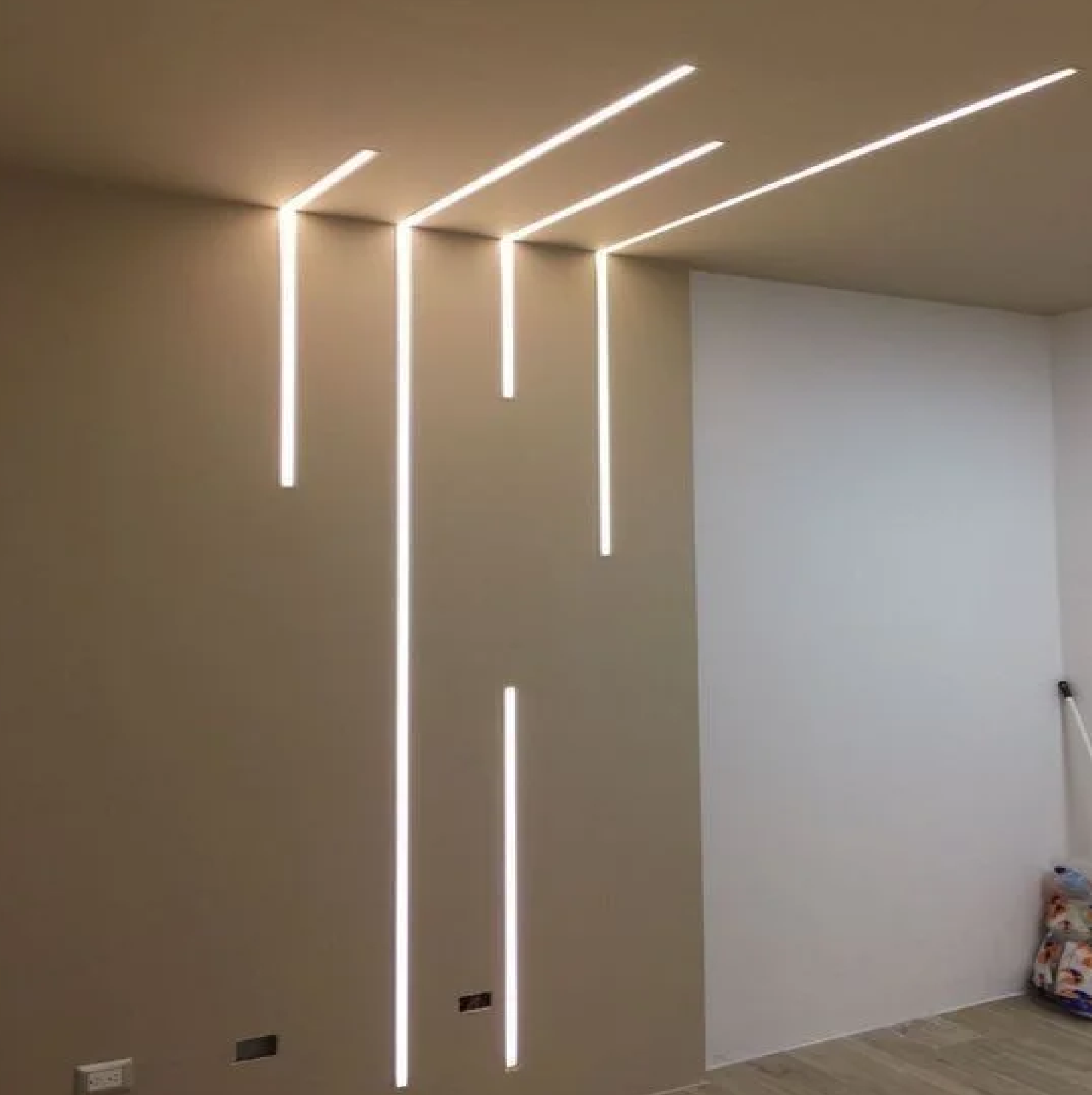 HardwareCity ALUMINIUM Profile For LED LIGHT STRIP Fixture With Acrylic Diffuser 3M LENGTH