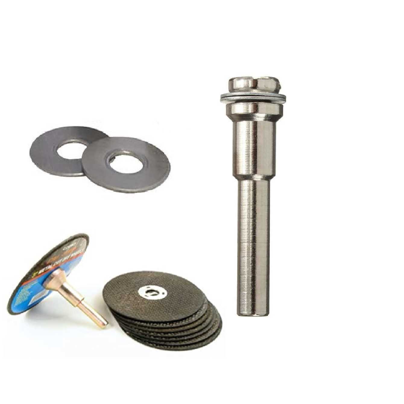 HardwareCity Cutting Disc Holder Mandrel Adapter 6MM Shank