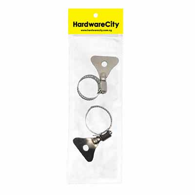 HardwareCity Full Stainless Steel Hose Clip (2PC/Pack)