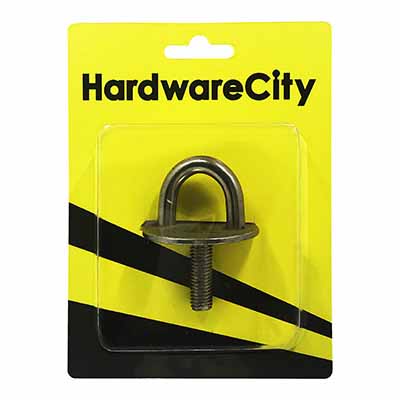 HardwareCity M10 X 30MM Stainless Steel Eye Hook