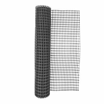 HardwareCity Multi-Purpose Mesh 1M X 30M (6MM Rectangular) Grey Roll