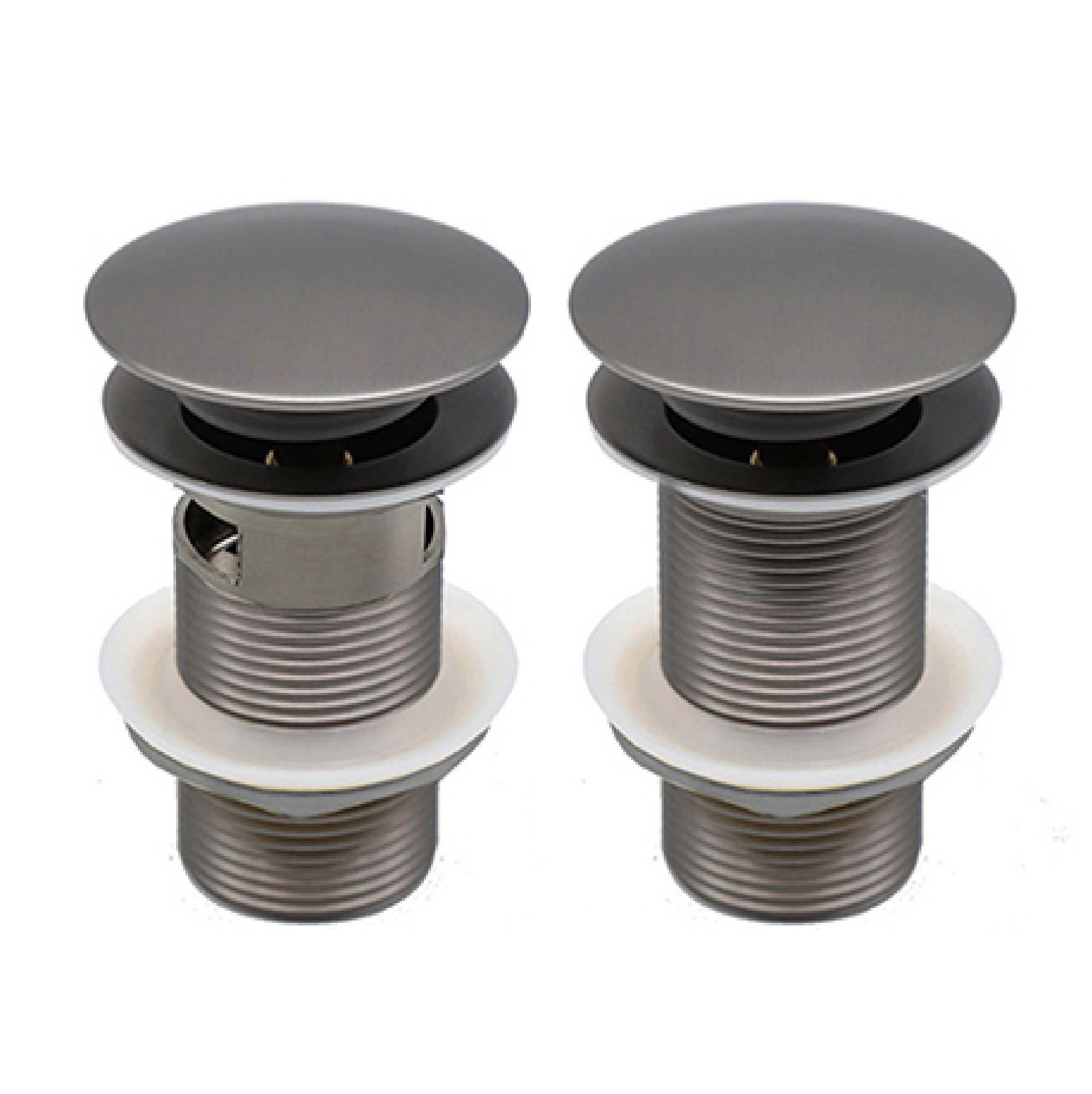 HardwareCity MUSHROOM POP-UP WASTE GUN METAL