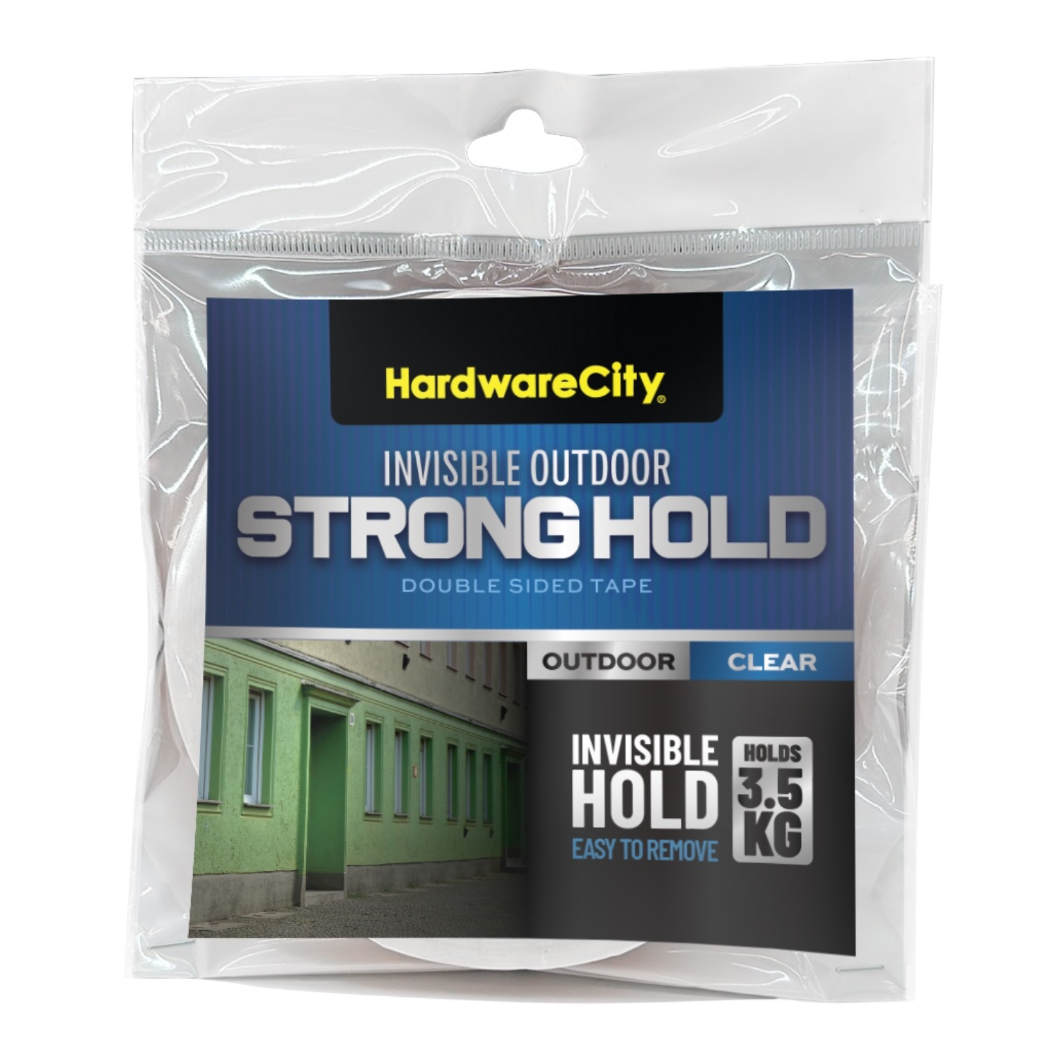 HardwareCity OUTDOOR CLEAR 18MM X 8M Heavy Duty Acrylic Double Sided Tape