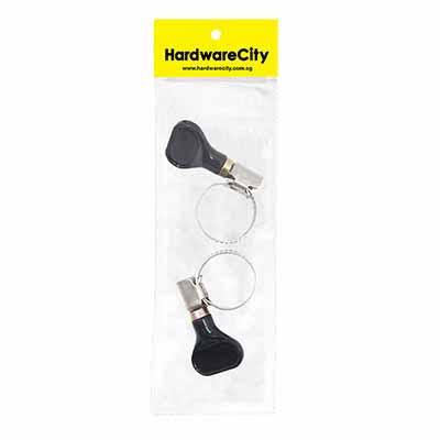 HardwareCity Stainless Steel Hose Clip (2PC/Pack) For 5/8 Hose