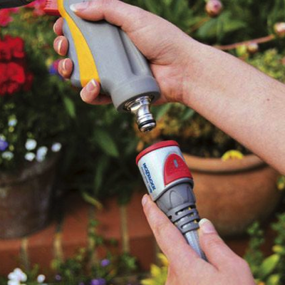 Hozelock 2035 Metal AquaStop Pro Connector For 1/2