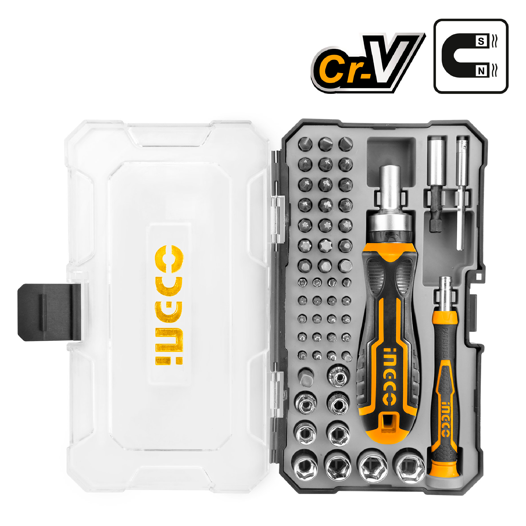 INGCO 55PC Screwdriver Bits Set HKSDB0558