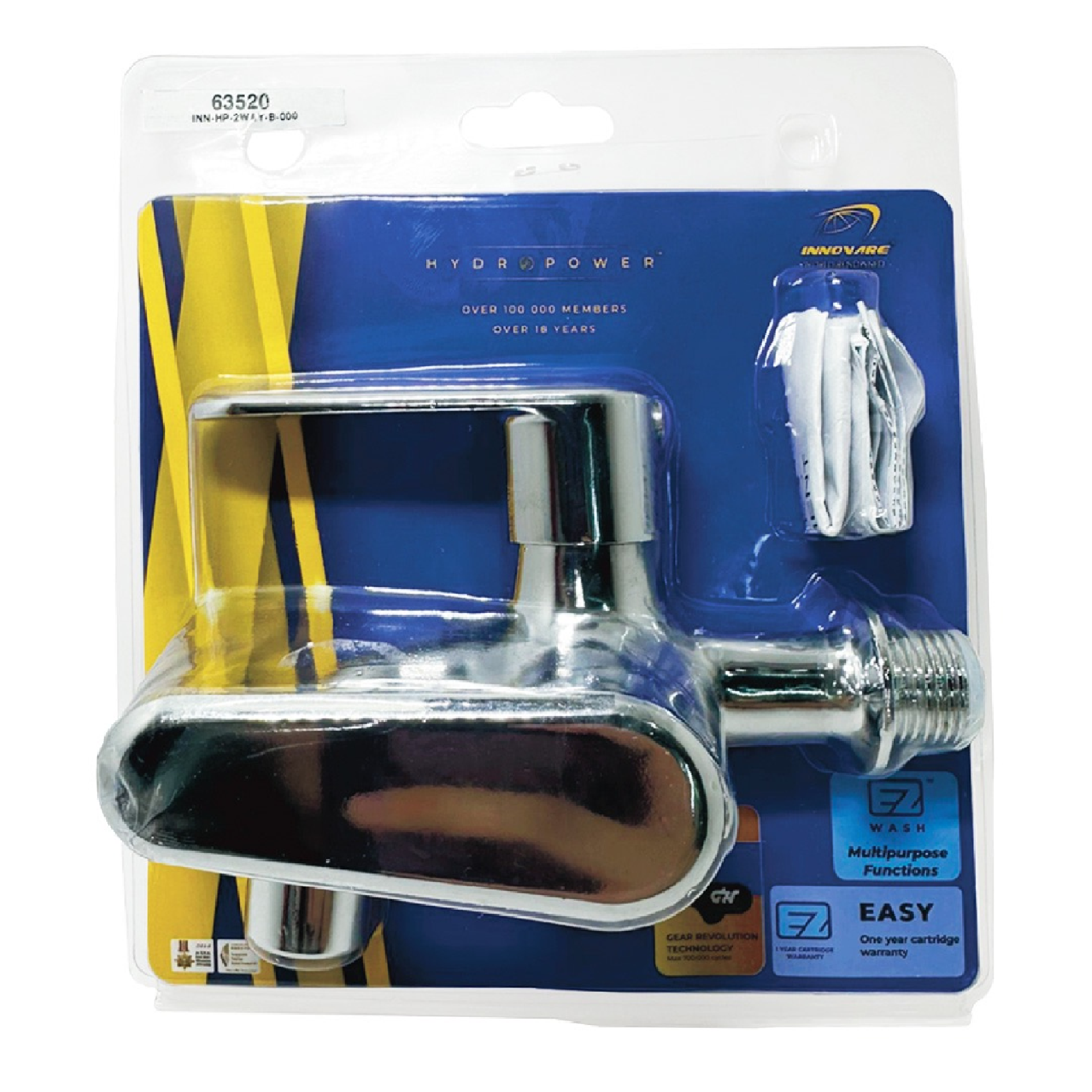 Innovare HYDROPOWER 2-WAY SHOWER Tap COLD HP-2WAY-B-000