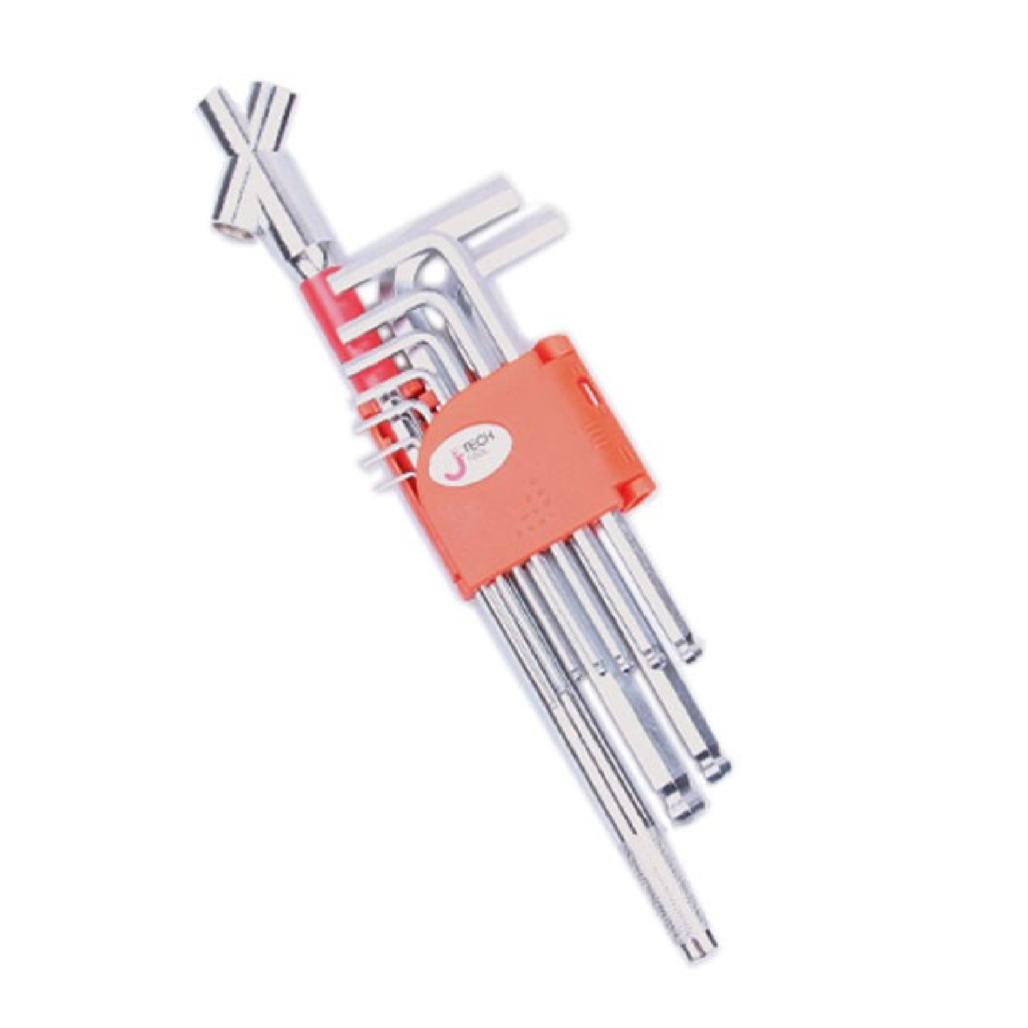 Jetech 9PC + 1PC EXTRA LONG Hex Wrench Set BL-C9+1