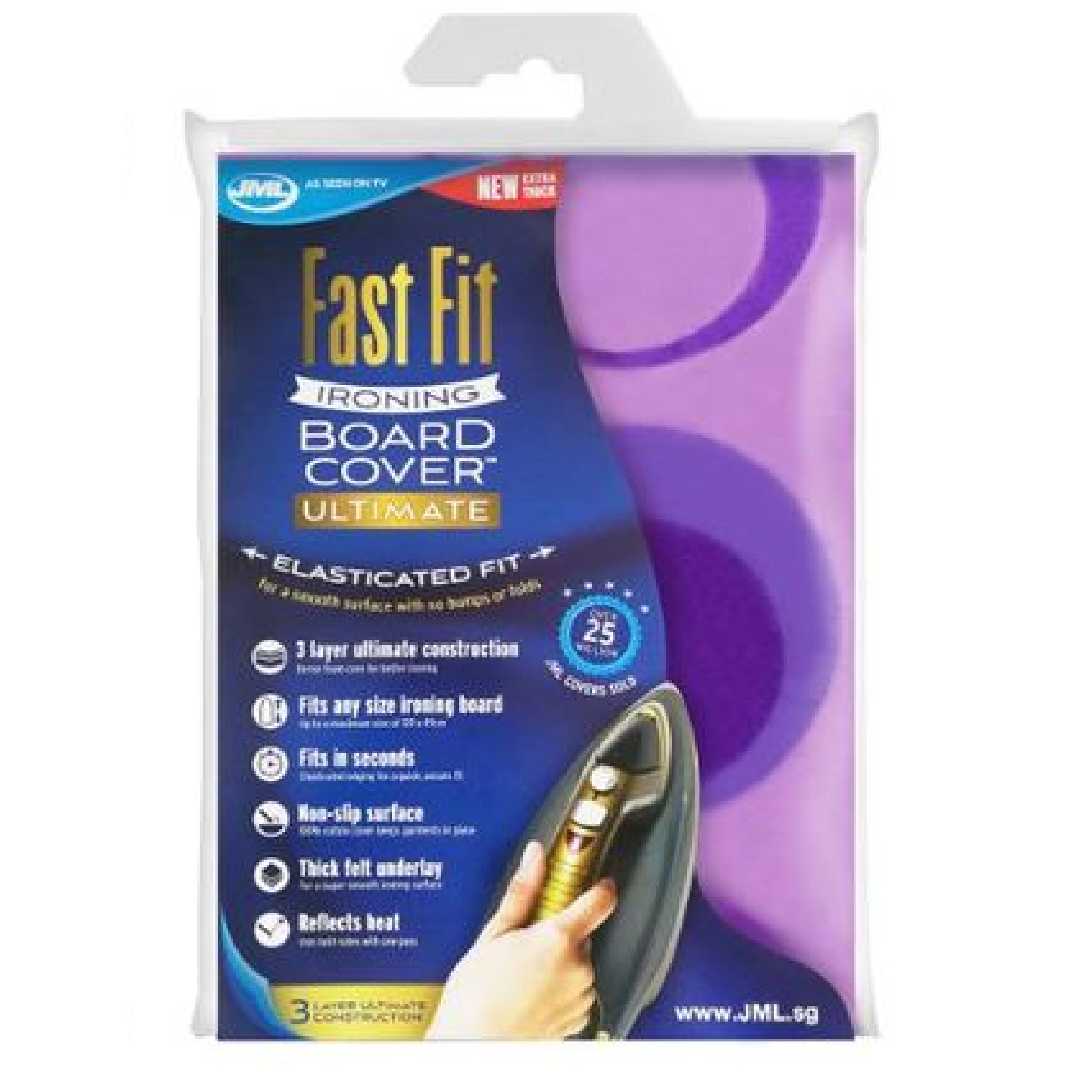 JML Ultimate FAST FIT Ironing Board Cover ULTIMATE