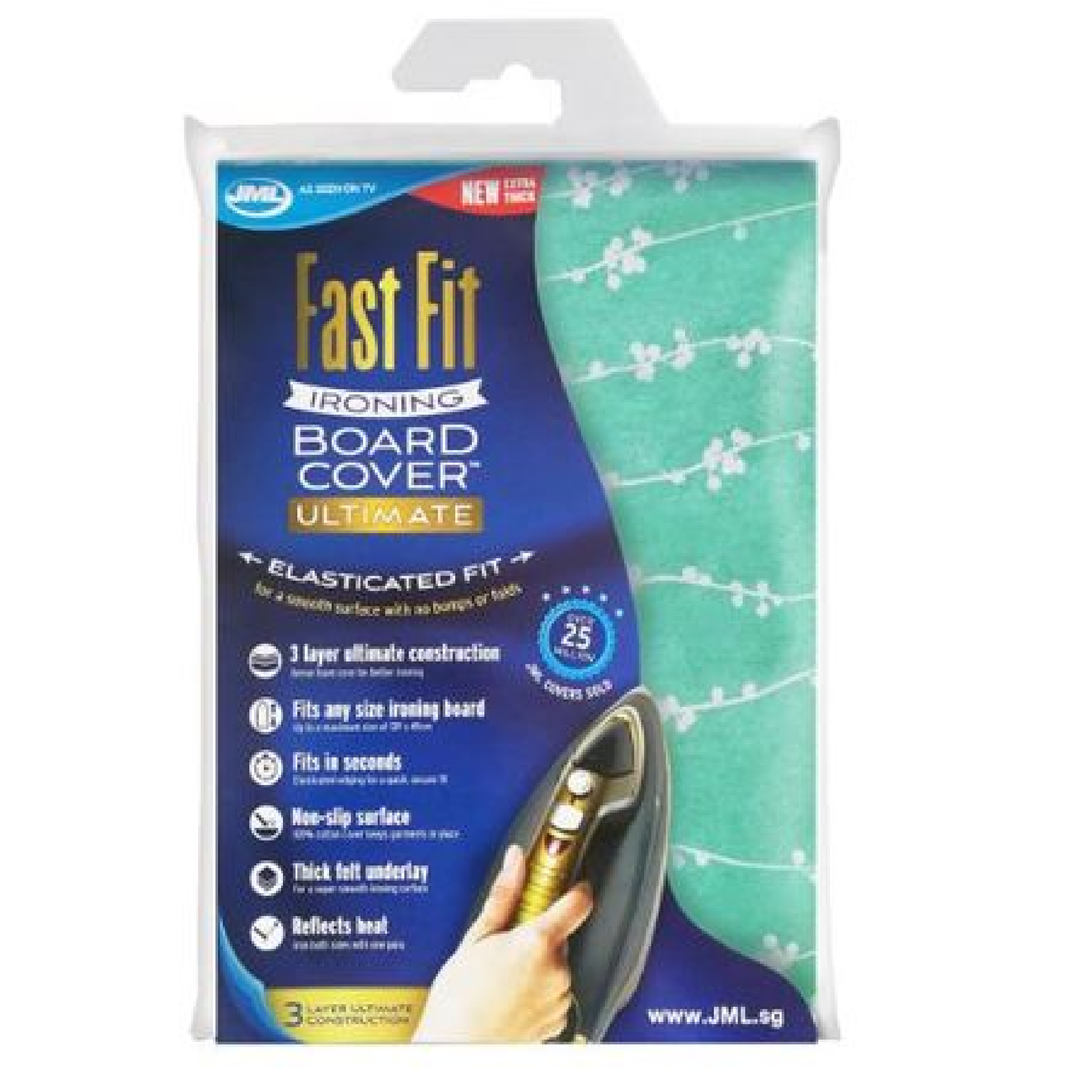 JML Ultimate FAST FIT Ironing Board Cover ULTIMATE